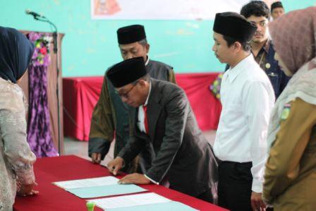 Suasana pelantikan anggota PKD se-Kecamatan Palu Timur, Senin (6/2/2023). Foto: IST