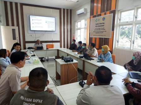 Suasana RDP RUU Kesehatan di ruang rapat KKP Palu, Selasa (14/03/23). FOTO: IST