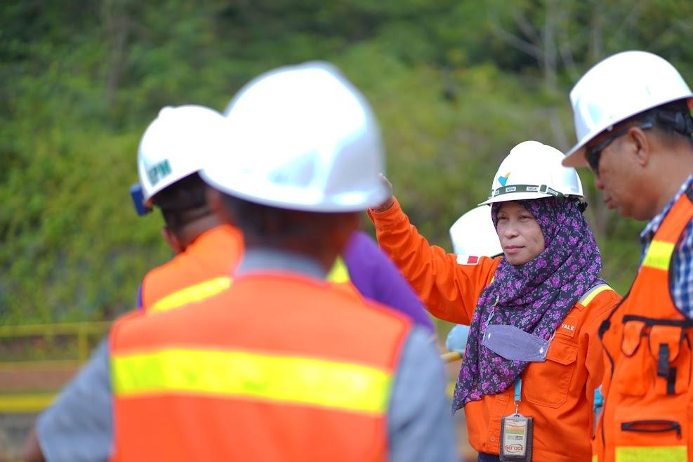 Suasana kunjungan rombongan Pemkab Morowali di PT Vale Blok Sorowako, beberapa waktu lalu. FOTO: DOK PT VALE