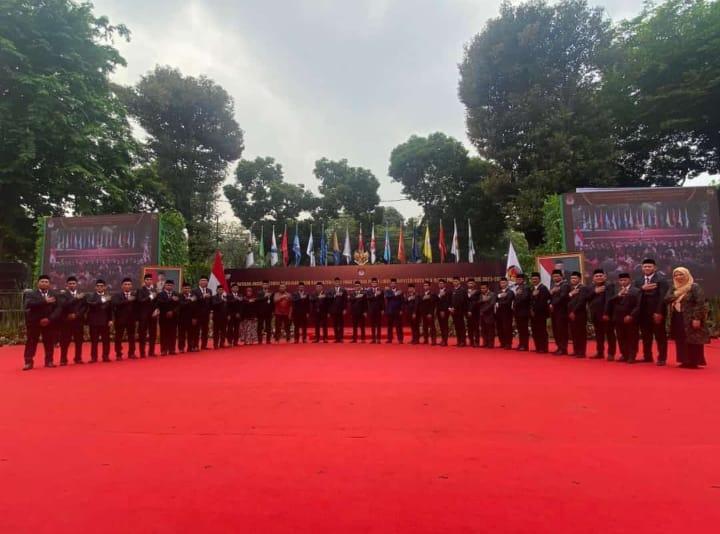 Pelantikan Komisioner KPU kabupaten/Kota di Kantor KPU RI, Menteng, Jakarta Pusat, Rabu (26/7/2023). FOTO: IST