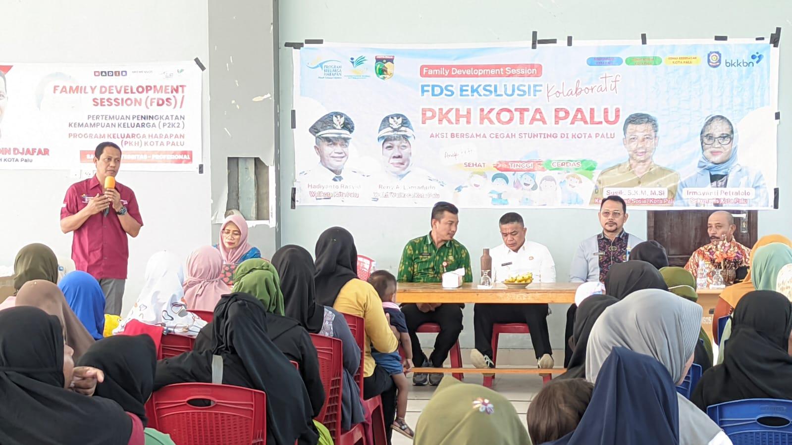 FOTO: Suasana pembukaan FDS Ekslusif di Hunian Tetap (Huntap) I Kelurahan Tondo, Kamis (20/7/2023). FOTO: IST