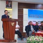 Rektor Universitas Muhammadiyah (Unismuh) Palu, Prof. Dr. H. Rajindra, SE., MM saat membuka perkuliahan di Kampus II Unismuh Palu di Donggala, Rabu, (20/09/2023). Foto: Humas