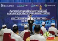 Suasana diskusi dan silaturahmi KPw BI Sulteng bersama sejumlah pondok pesantren di aula Kasiromu BI Sulteng, Rabu (25/10/2023). FOTO: HUMAS BI SULTENG