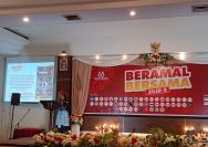FOTO: Pembukaan kegiatan beramal bersama jilid 2, di salah satu hotel di Kota Palu, Sabtu (22/10/2023). FOTO: RUTH