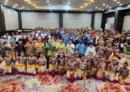 Pembukaan Festival Tunas Bahasa Ibu (FTBI) Tingkat Papua 2023 di Entrop, Kota Jayapura, Provinsi Papua, Rabu (22/11/2023). Foto: Humas