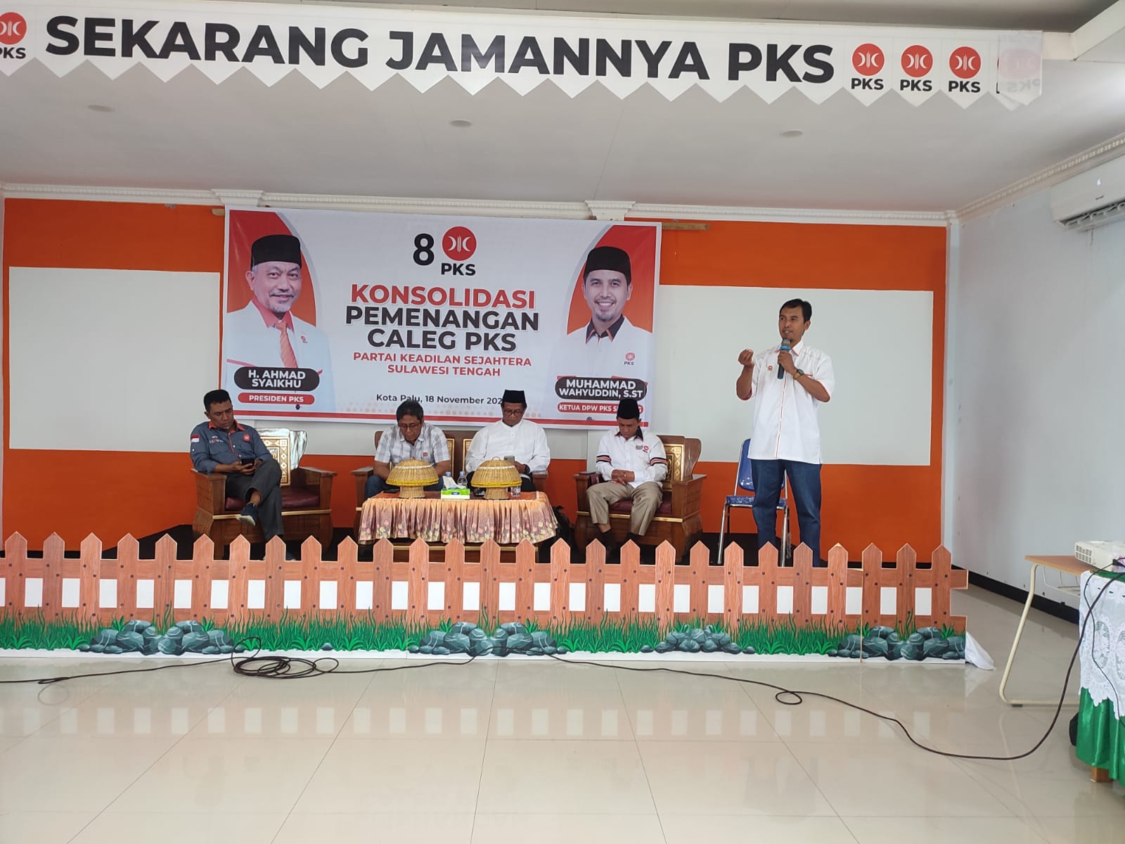 DPW Partai Keadilan Sejahtera (PKS) Sulteng menggelar konsolidasi Pemenangan Pemilu 2024, Sabtu (18/11/2023). FOTO: IST