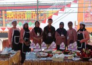 Lomba Cipta Menu Makanan Pendamping ASI (MP-ASI) yang dilaksanakan oleh Dharma Wanita Persatuan (DWP) Kabupaten Morowali Utara, Kamis (02/11/2023). FOTO: IST