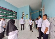 LPKA Kelas II Palu saat menerima kunjungan Monev dari Divpas Kanwil Kemenkumham Sulteng guna memastikan pelayanan bermutu kepada seluruh anak binaan, Rabu (6/12/2023) siang. FOTO: HUMAS LPKA PALU