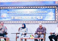 Susana pelaksanaan FGD Jasa Raharja bersama Korlantas Polri, dan Komite Nasional Keselamatan Transportasi (KNKT), di Gedung NTMC Korlantas Polri, pada Rabu (20/12/2023).Foto: Humas