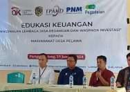 Kegiatan Seminar Edukasi Keuangan kepada masyarakat di aula SMK Muhammadiyah Desa Pelawa Baru, Kecamatan Parigi Tengah, Jumat (19/1/2024). Foto: Dinas Kominfo Parmout.