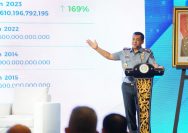 Direktur Jenderal Imigrasi, Silmy Karim saat membahas isu-isu terkait perbatasan (border), keamanan (security) dan kontribusi ekonomi (prosperity), dalam rapat pimpinan sebagai forum konsolidasi yang digelar pada tanggal 28-29 Januari 2023 di Hotel Ritz Carlton Jakarta. FOTO: HUMAS DIREKTORAT JENDERAL IMIGRASI